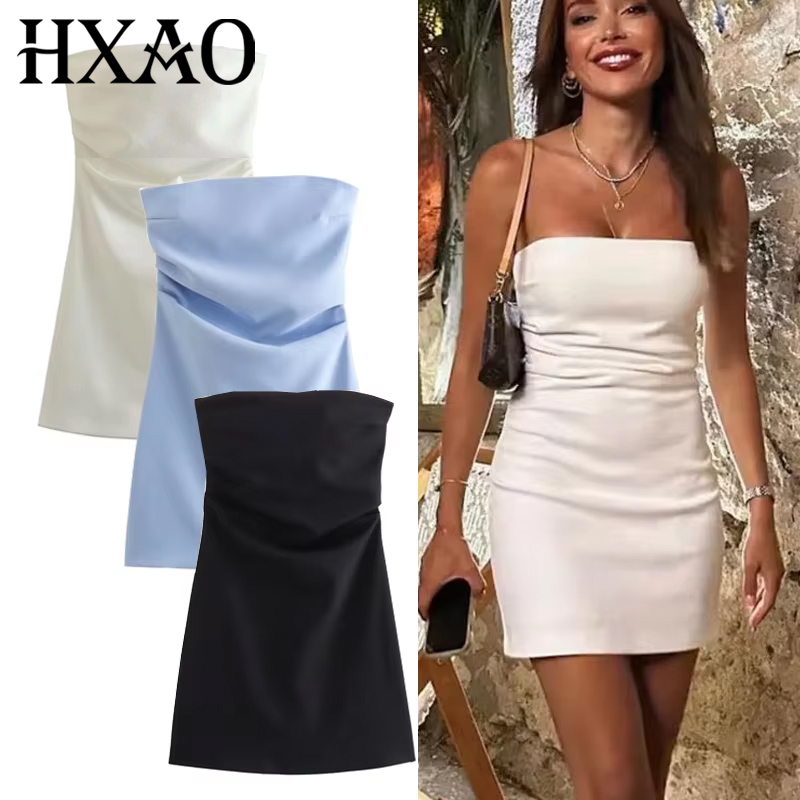 Summer Zara - Платье TRAF, женское корсетное платье с