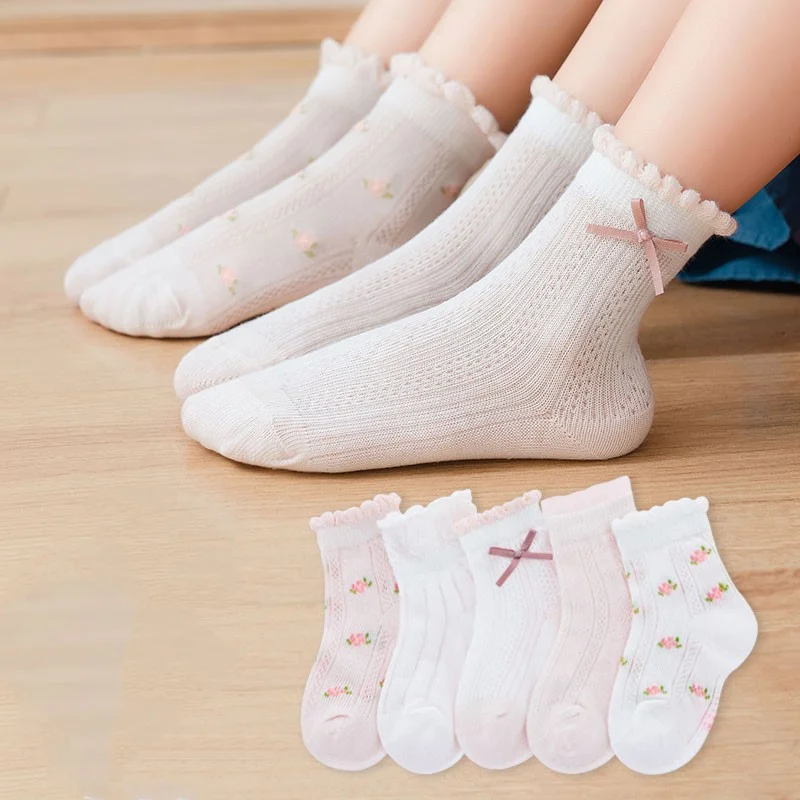 Детские носки, 5 пар/лот, весе – обзор и цена Summer Clothing Baby Girl